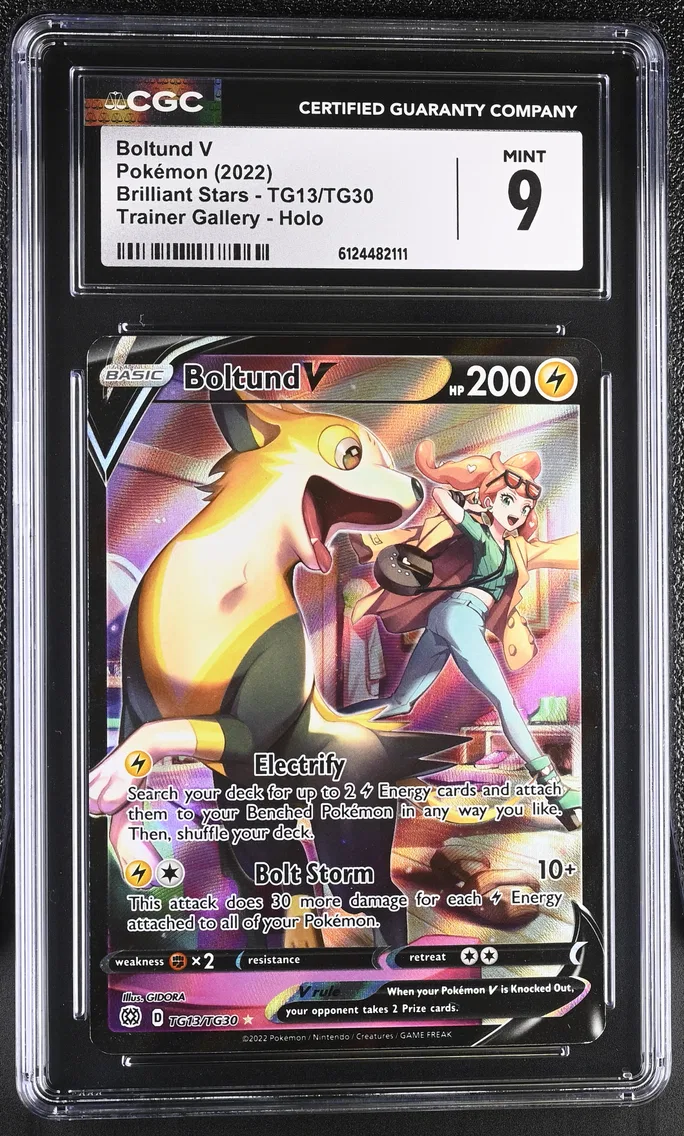 2022 #TG13/TG30 Boltund V CGC 9 Brilliant Stars - English