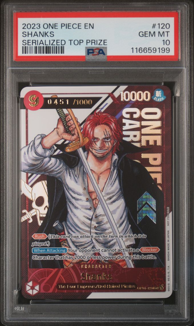 2023 #120 Shanks PSA 10 One Piec