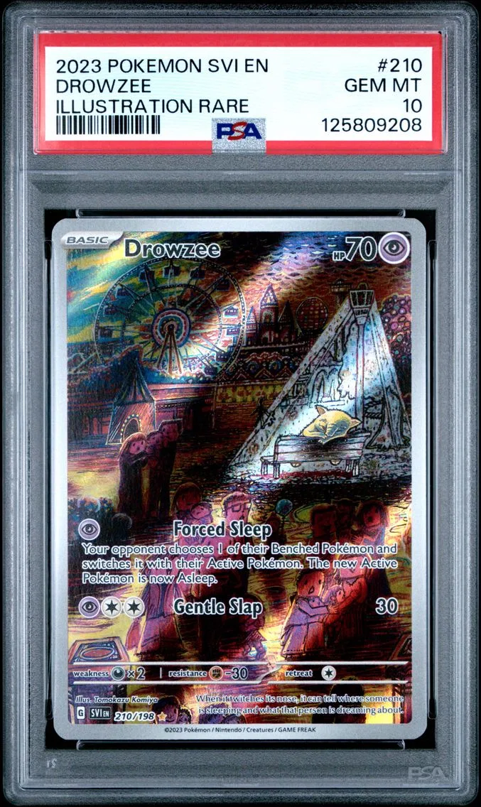 2023 #210 Drowzee PSA 10 Svi EN-Scarlet & Violet