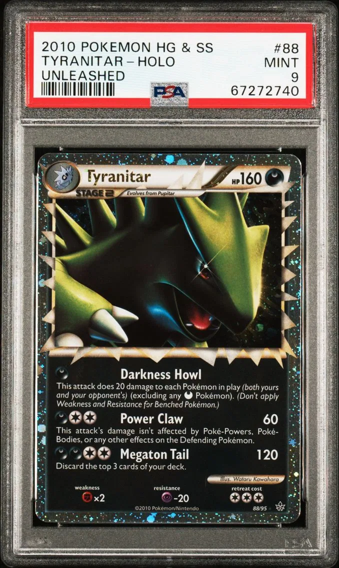 2010 #88 Tyranitar-Holo PSA 9 He