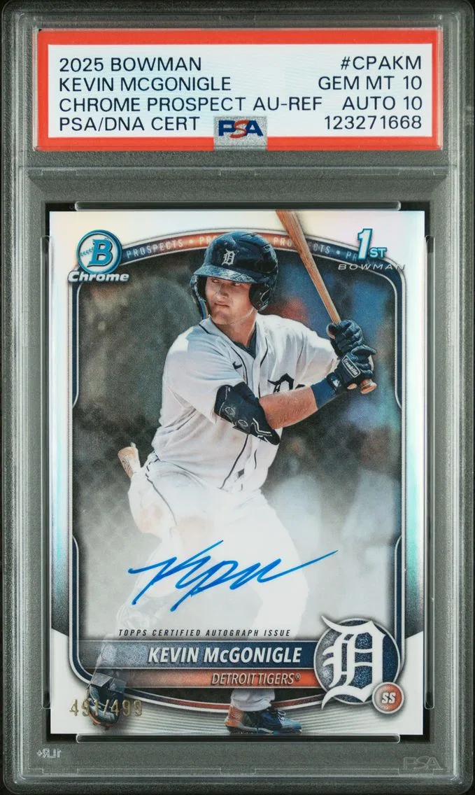 #NA Bowman Kevin Mcgonigle PSA/DNA
