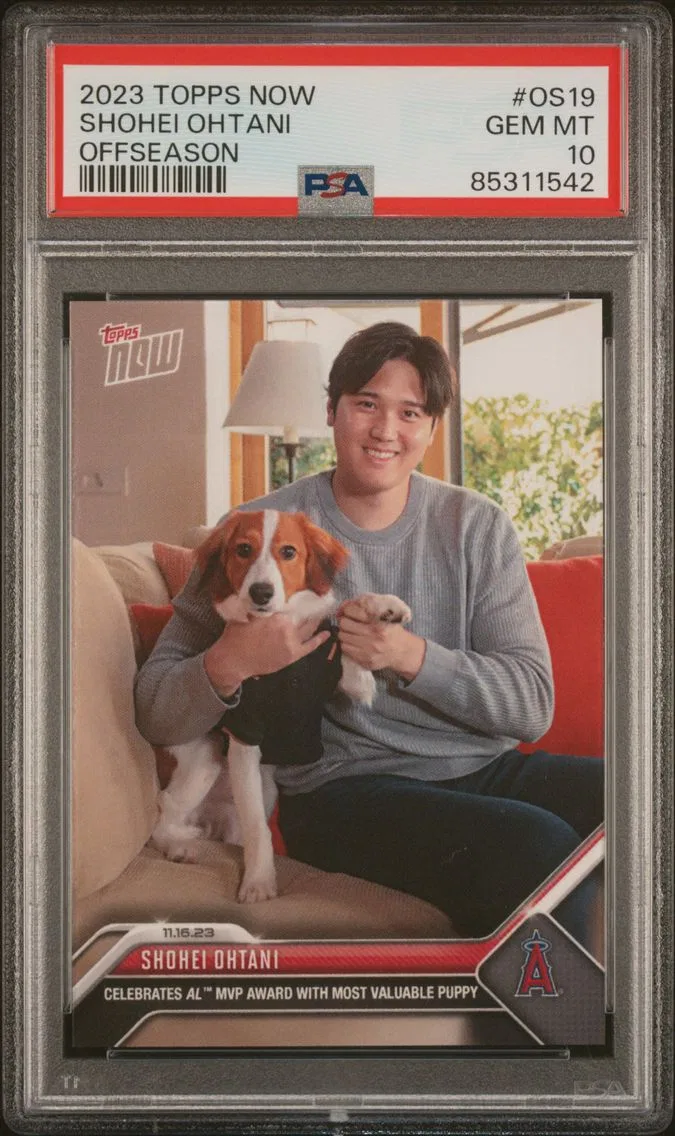 2023 #OS19 Shohei Ohtani PSA 10 Topps Now Offseason