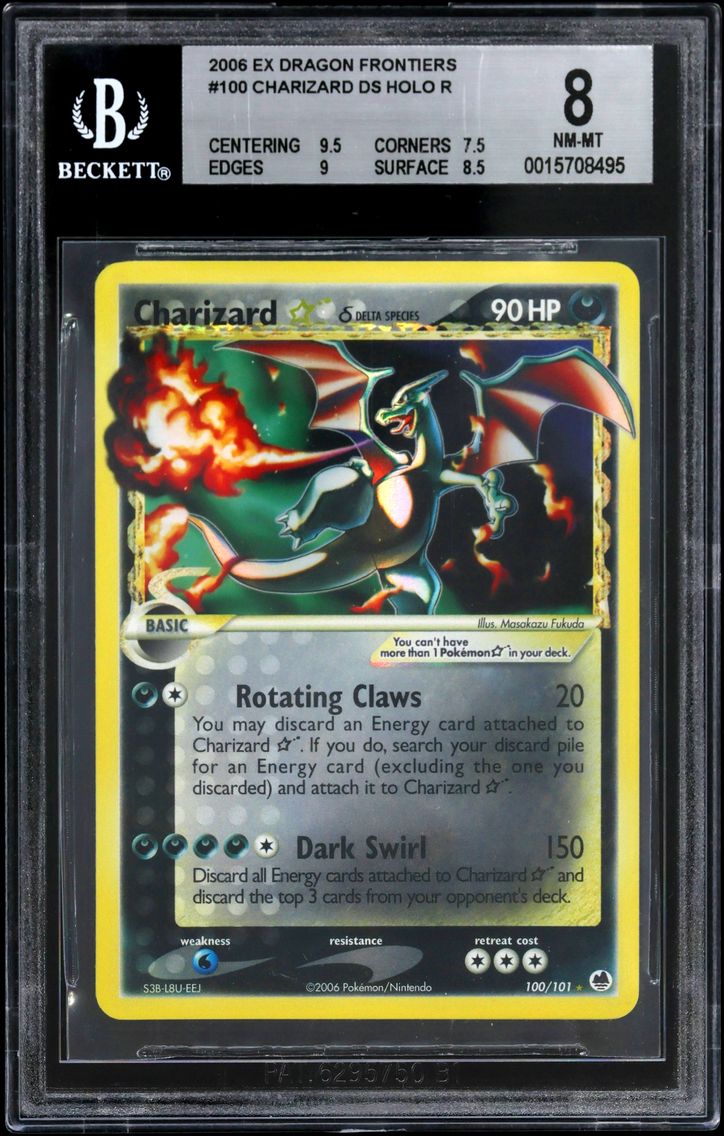 2006 #100 Charizard Gold Star HO