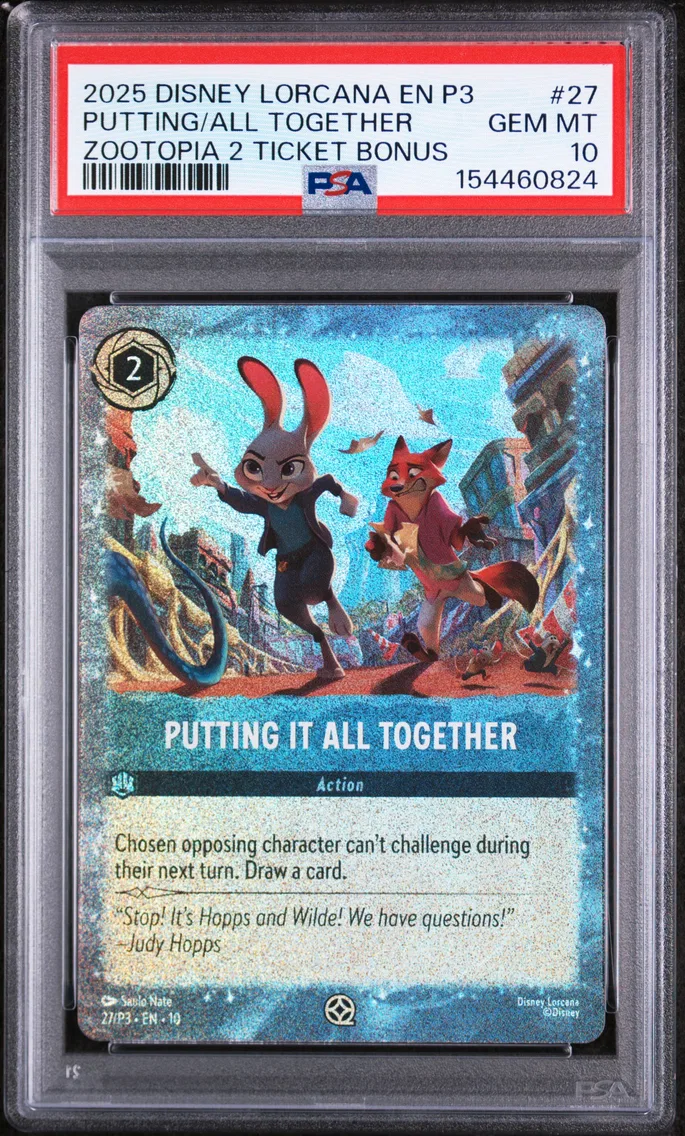 2025 #27 Putting It All Together PSA 10 Disney Lorcana EN P3-Promo