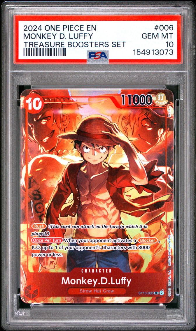 2024 #006 Monkey D. Luffy PSA 10 One Piece Promos