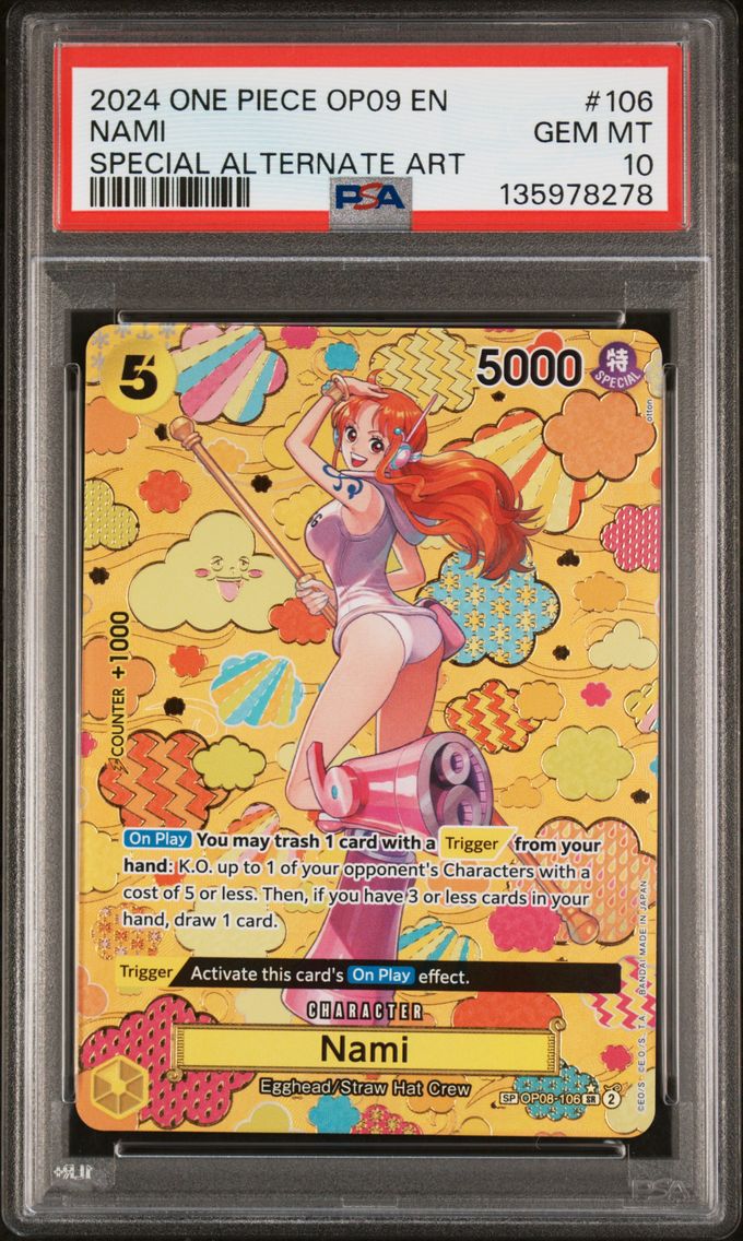 2024 #106 Nami PSA 10 One Piece 