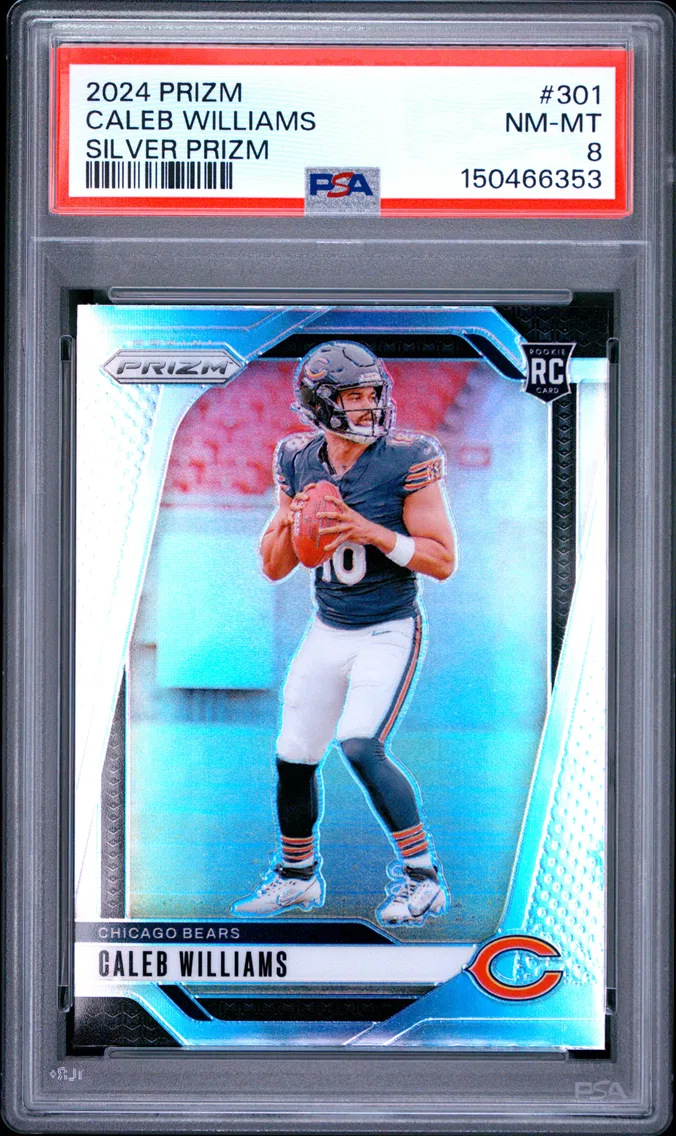 2024 #301 Caleb Williams PSA 8 Panini Prizm