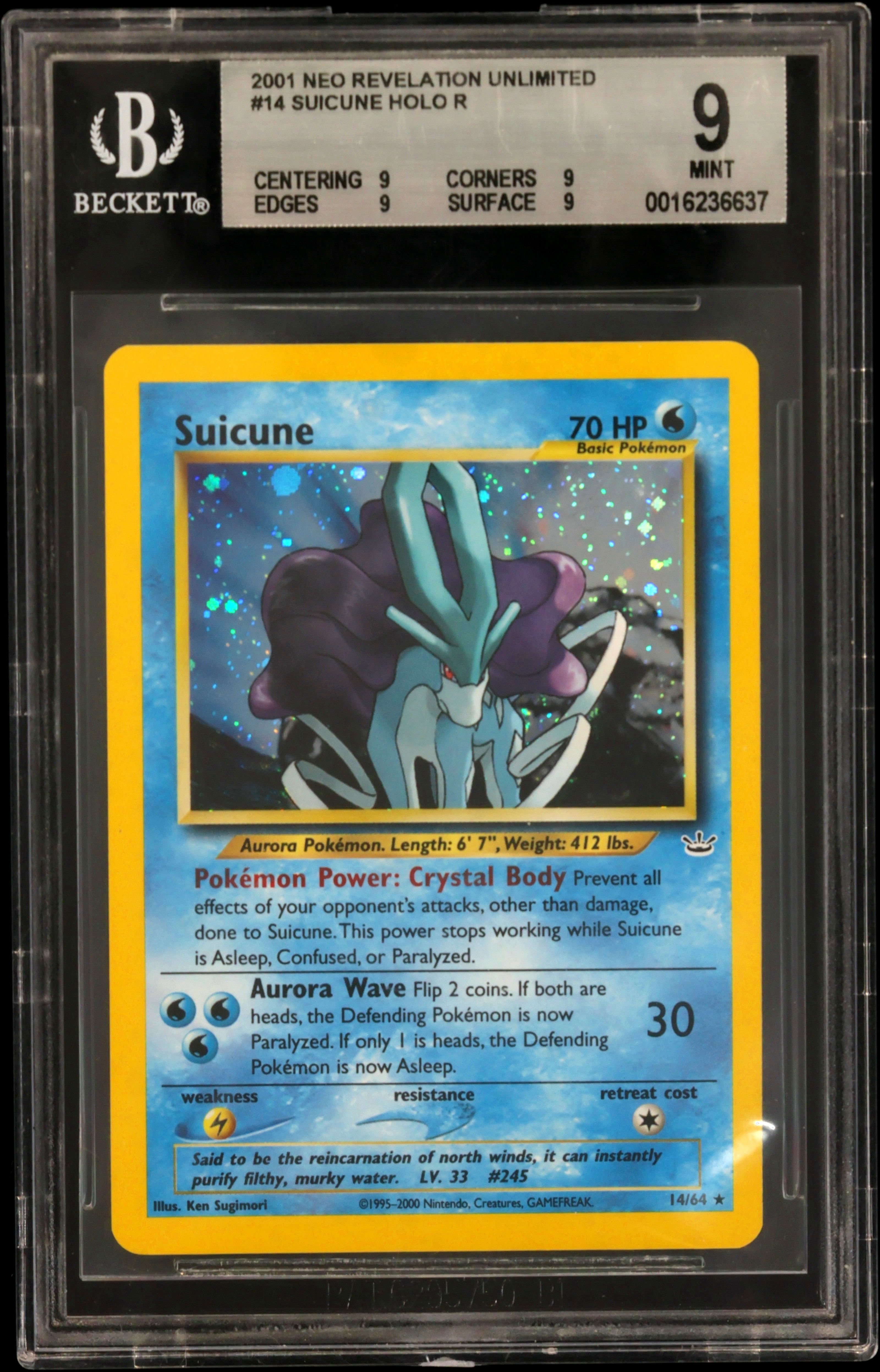 Suicune HOLO R
