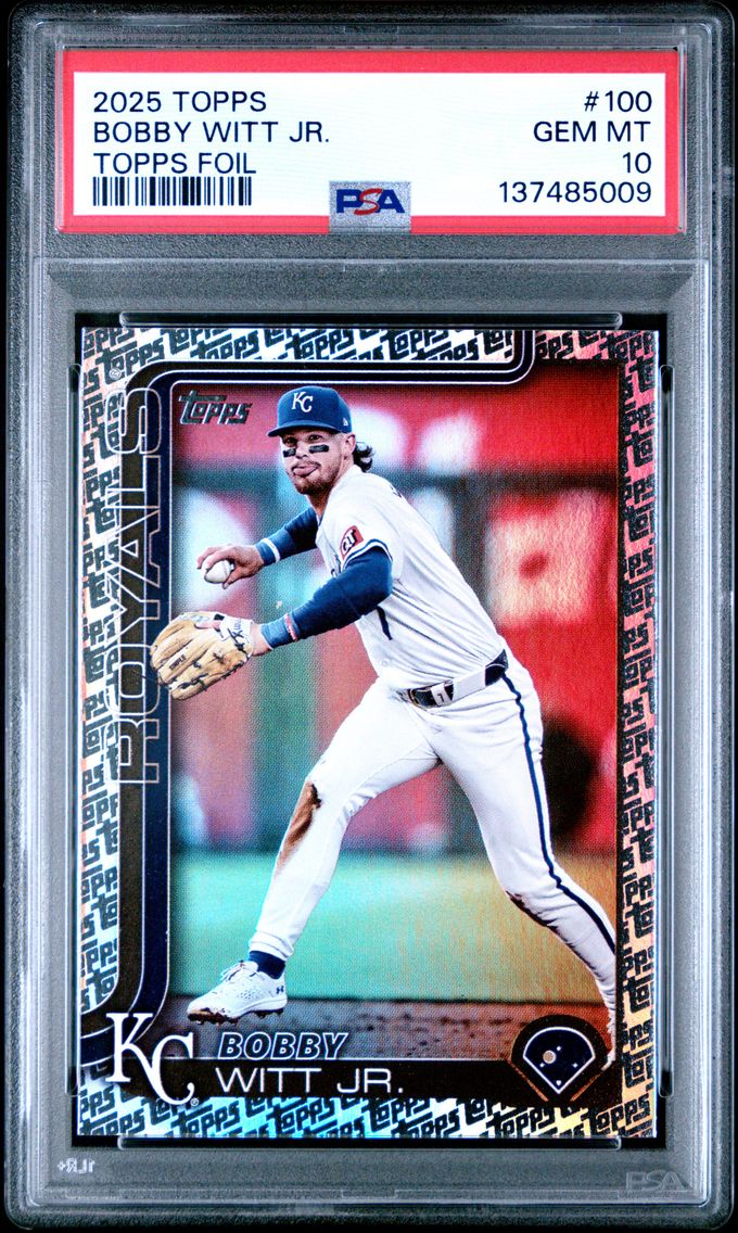 2025 #100 Bobby Witt Jr. PSA 10 