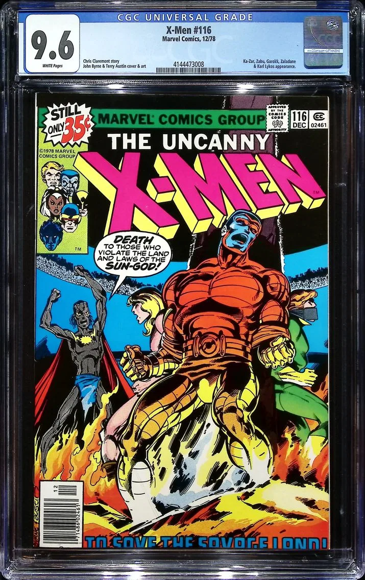1978 X-Men #116 CGC 9.6 Marvel Comics