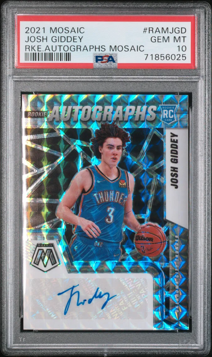 2021 #RAMJGD Josh Giddey PSA 10 