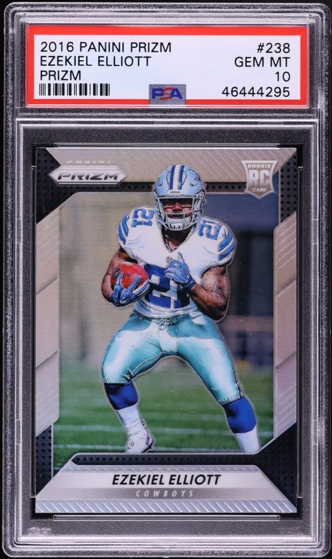 2016 Panini Prizm Silver Ezekiel Elliott ROOKIE #238 PSA 10 GEM MINT