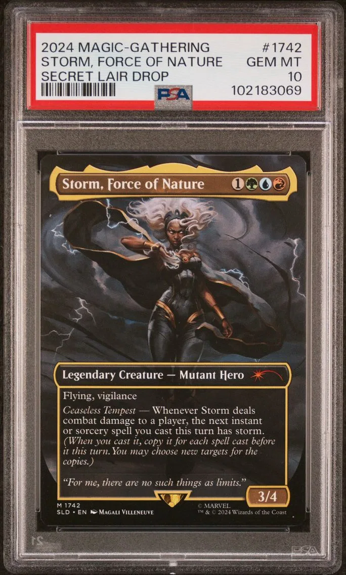 2024 #1742 Storm, Force of Nature PSA 10 Secret Lair Drop
