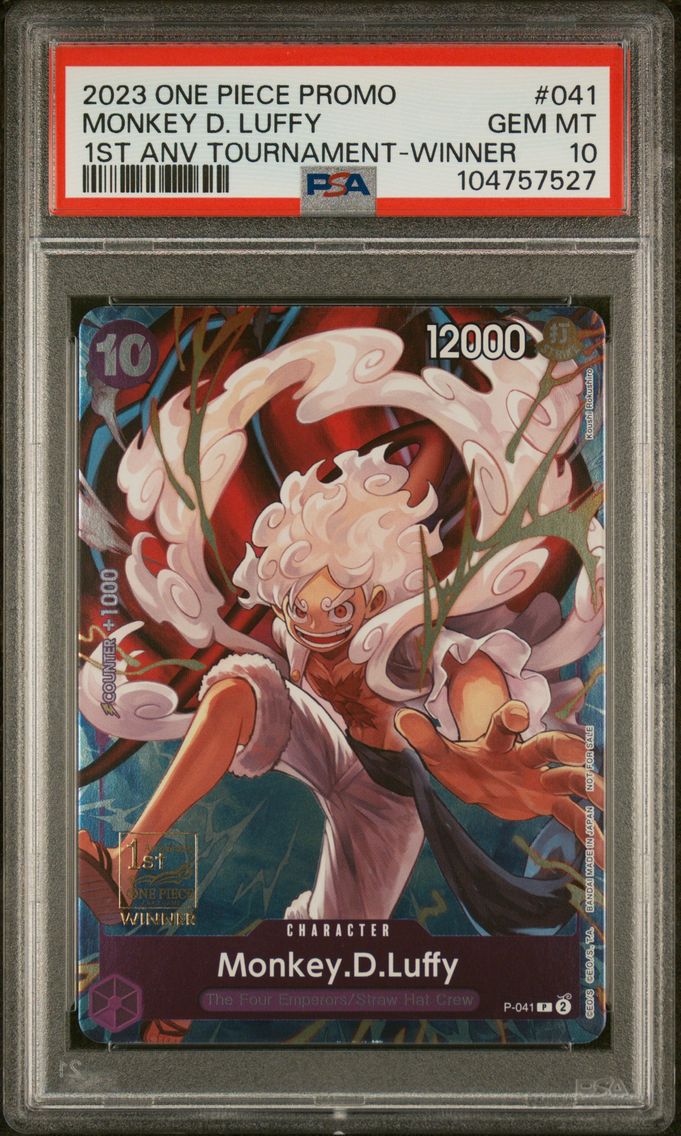 2023 #041 Monkey D. Luffy PSA 10