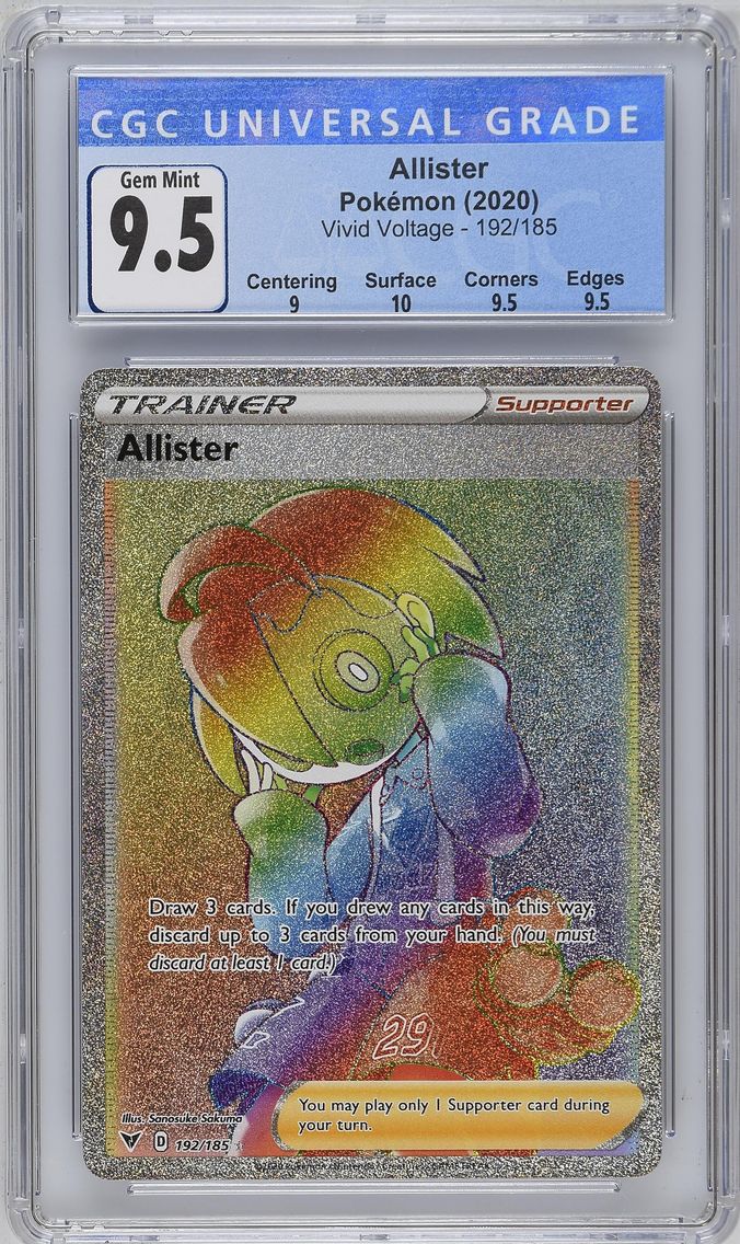 2020 #192 Allister CGC 10 Vivid Voltage - English