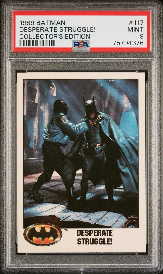 1989 #117 Desperate Struggle! PSA 9 Batman