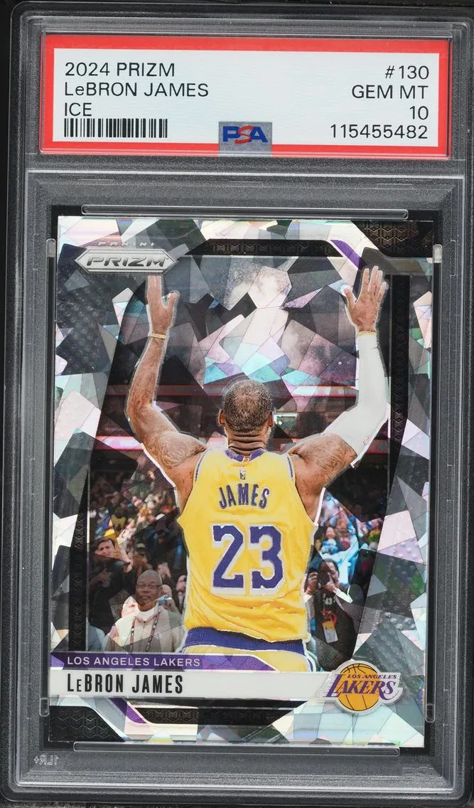 2024 #130 LeBron James PSA 10 Panini Prizm Basketball