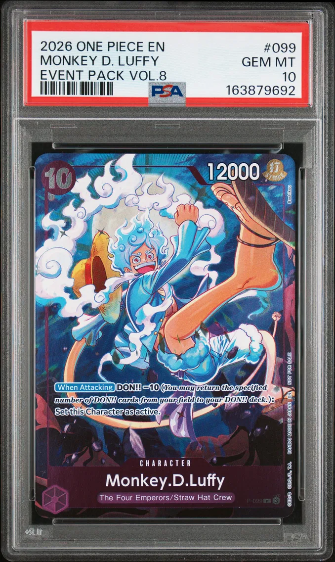 2026 #099 Monkey D. Luffy PSA 10 One Piece Event Pack Vol.8
