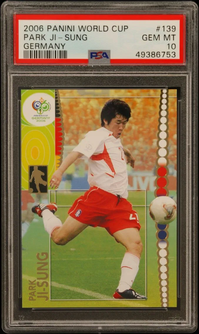 2006 #139 Park JI-Sung PSA 10 Panini World Cup Germany