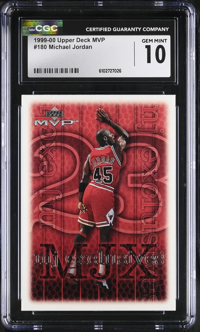 1999 #180 Michael Jordan CGC 10 Upper Deck MVP