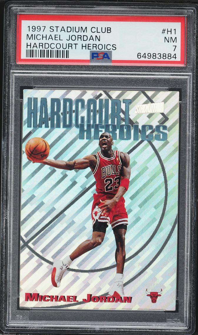 1997 #H1 Michael Jordan PSA 7 St
