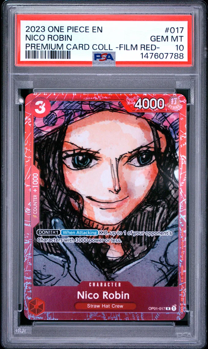 2023 #017 Nico Robin PSA 10 One Piece Premium Card Collection -One Piece Film Red-