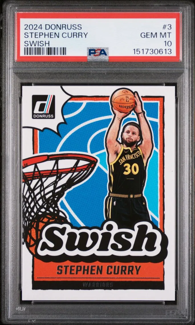 2024 #3 Stephen Curry PSA 10 Panini Donruss Swish
