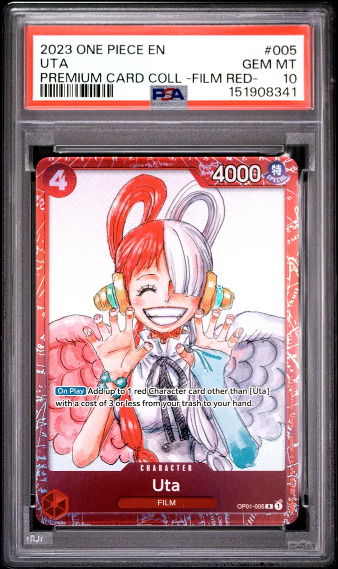 2023 #005 Uta PSA 10 One Piece Premium Card Collection -One Piece Film Red-