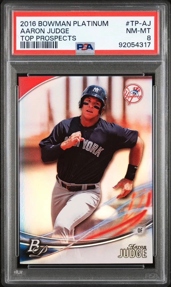 2016 #TP-AJ Aaron Judge PSA 8 Bowman Platinum Top Prospects