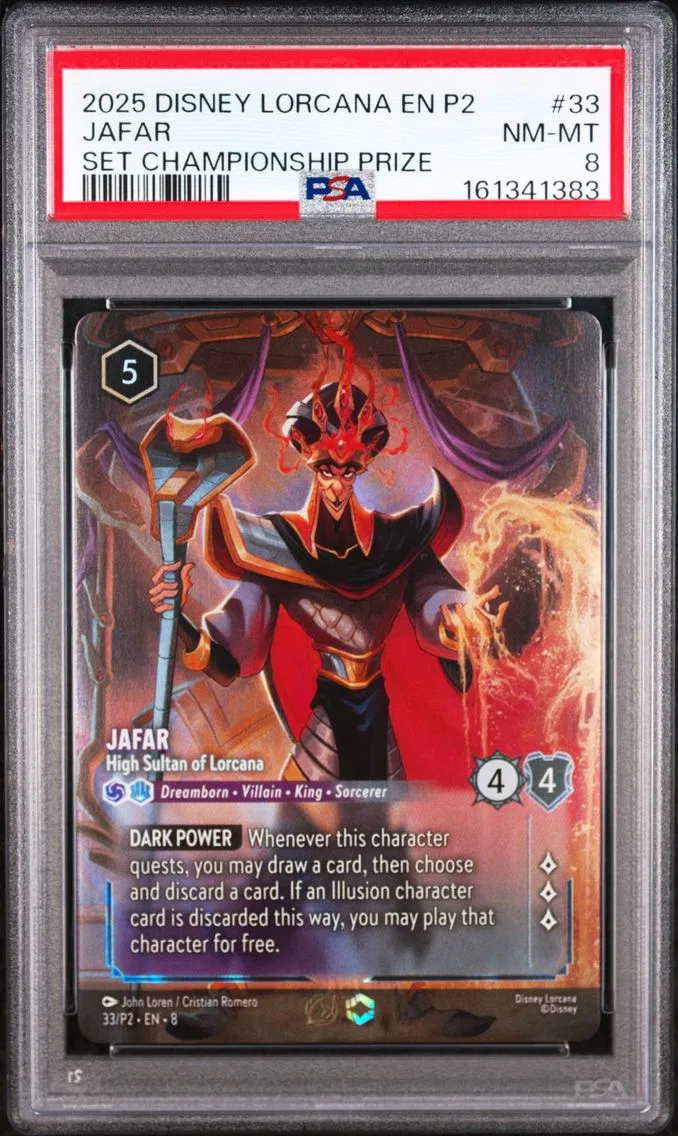 2025 #33 JAFAR PSA 8 Disney Lorcana EN P2-Promo