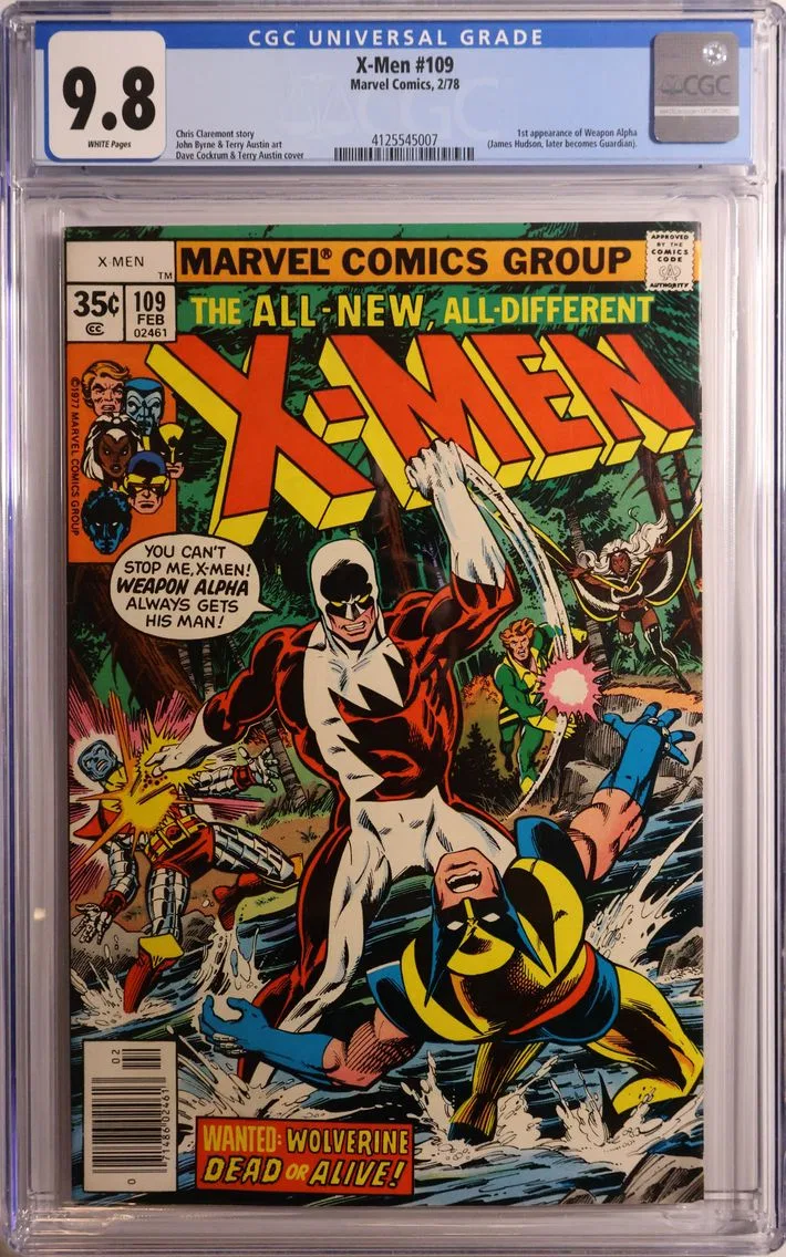 1978 #NA 1978 X-Men #109 CGC 9.8 Marvel Comics CGC 9.8