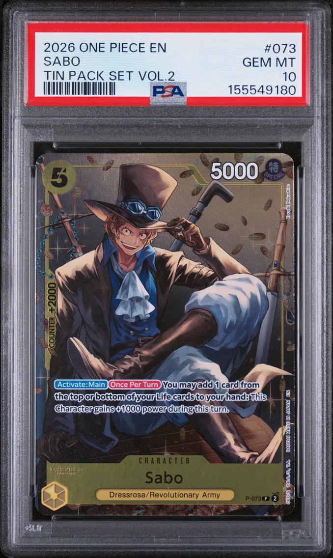 2026 #073 Sabo PSA 10 One Piece Promos
