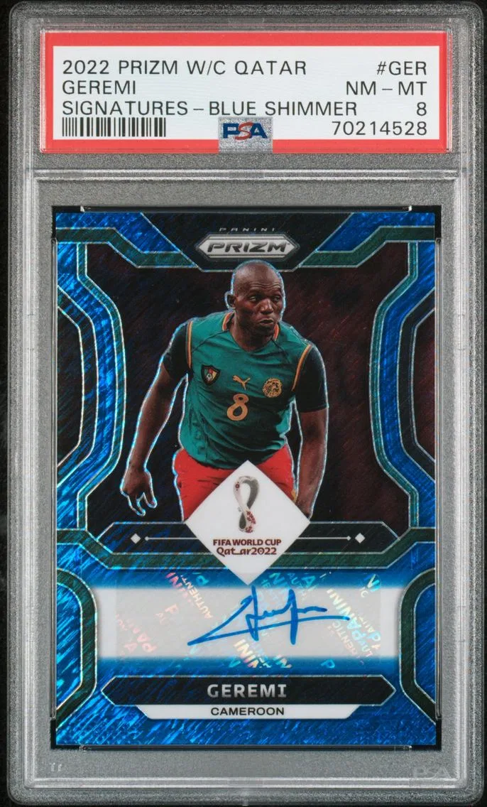 2022 #GER Geremi PSA 8 Panini Prizm World Cup Qatar Signatures
