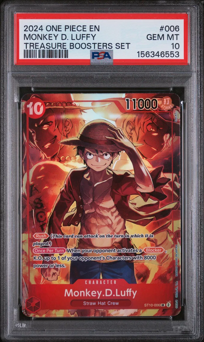 2024 #006 Monkey D. Luffy PSA 10 One Piece Promos
