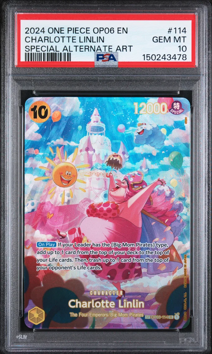 2024 #114 Charlotte Linlin PSA 10 One Piece OP06-Wings of the Captain