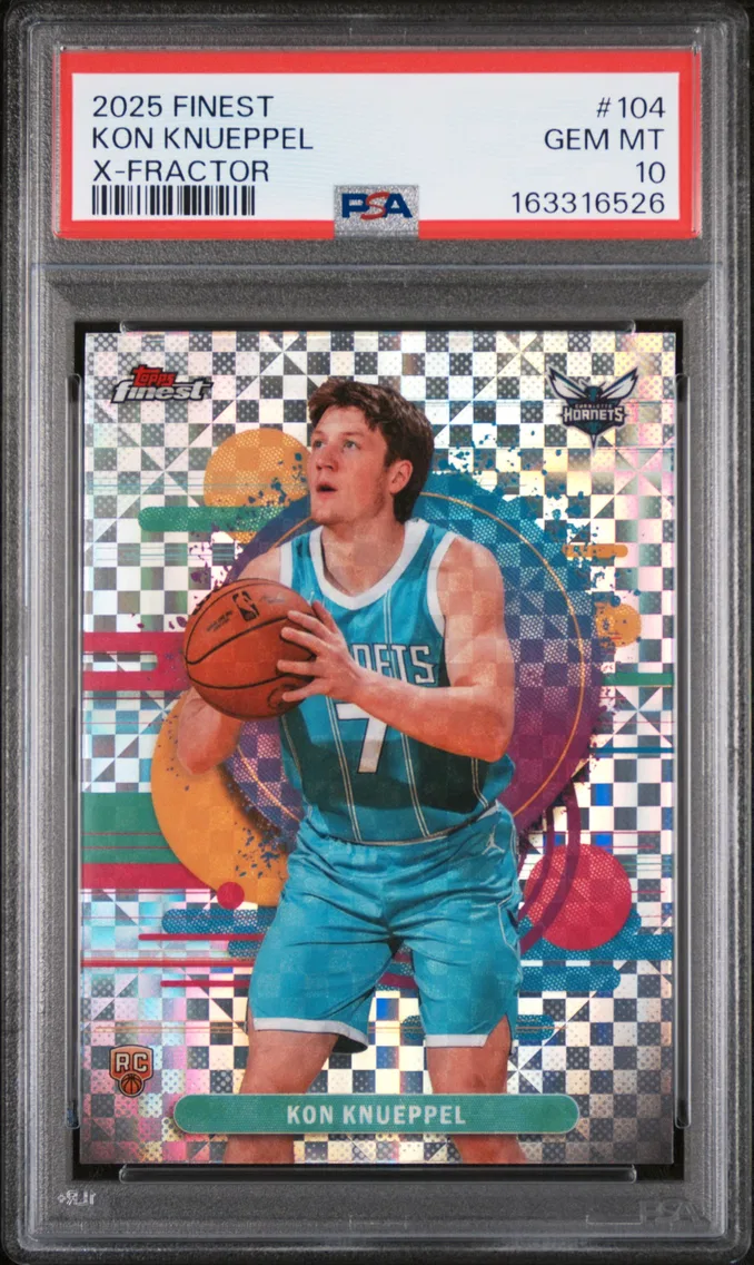 2025 #104 Kon Knueppel PSA 10 Topps Finest