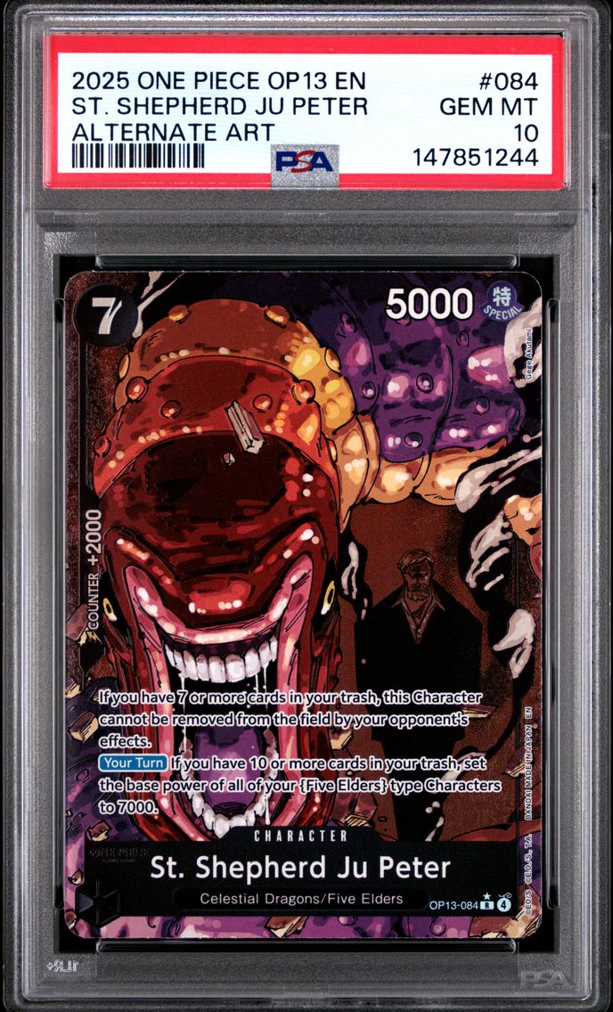 2025 #084 St. Shepherd JU Peter PSA 10 One Piece OP13-Carrying on His Will