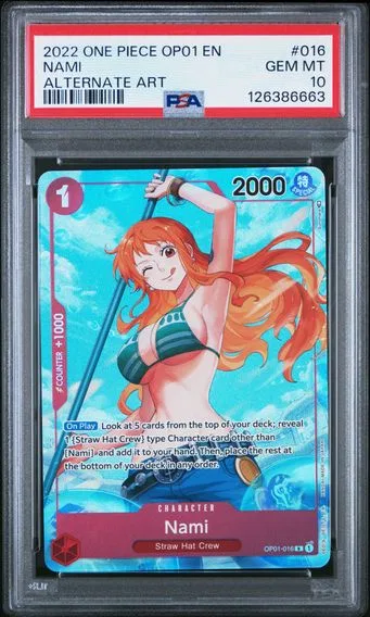 2022 #016 Nami PSA 10 OP01-Romance Dawn One Piece