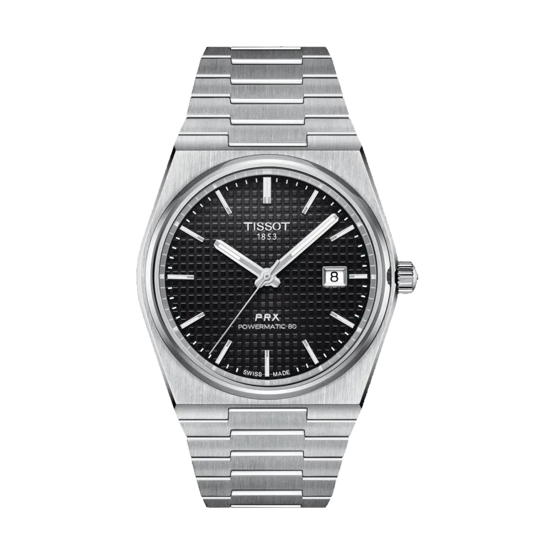 Tissot PRX Automatic Powermatic 80 40mm - Black on Bracelet