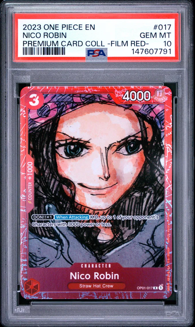 2023 #017 Nico Robin PSA 10 One Piece Premium Card Collection -One Piece Film Red-