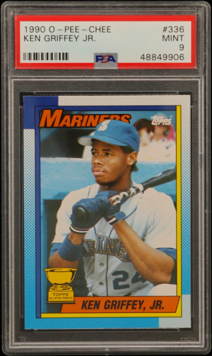 1990 #336 Ken Griffey Jr PSA 9 O-Pee-Chee