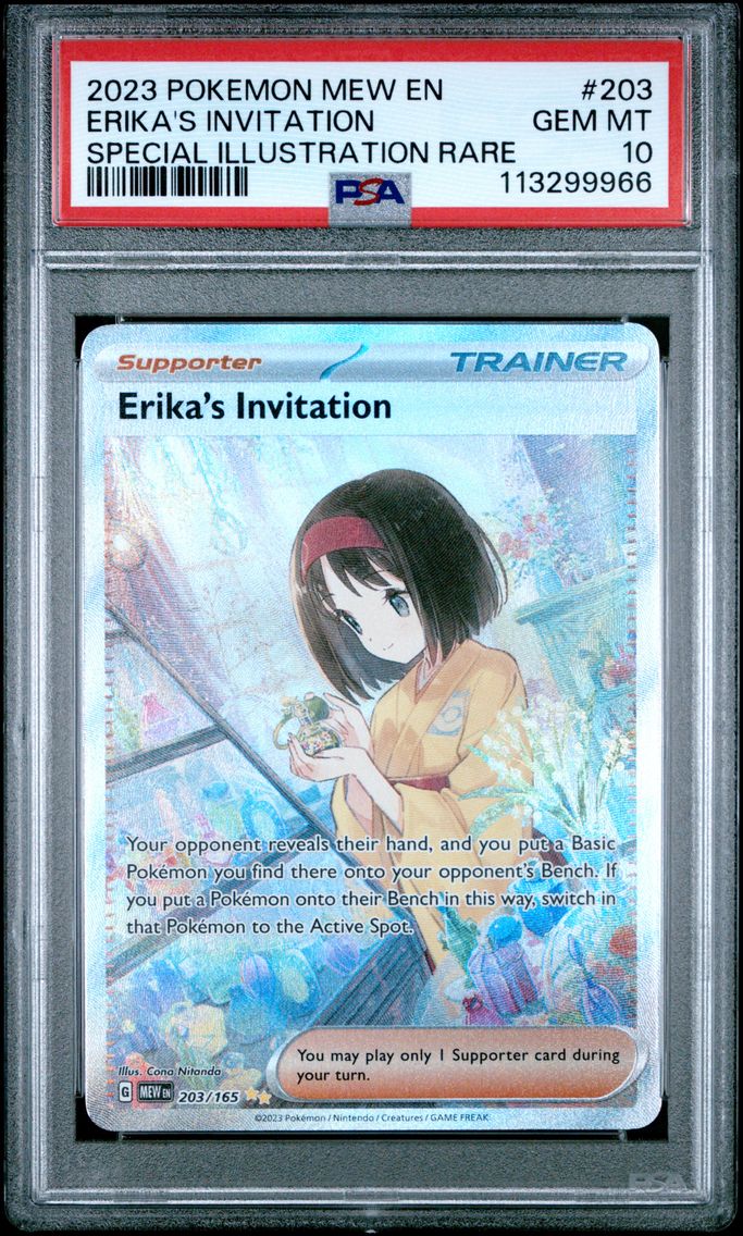 2023 #203 Erika's Invitation PSA 10 Mew EN-151