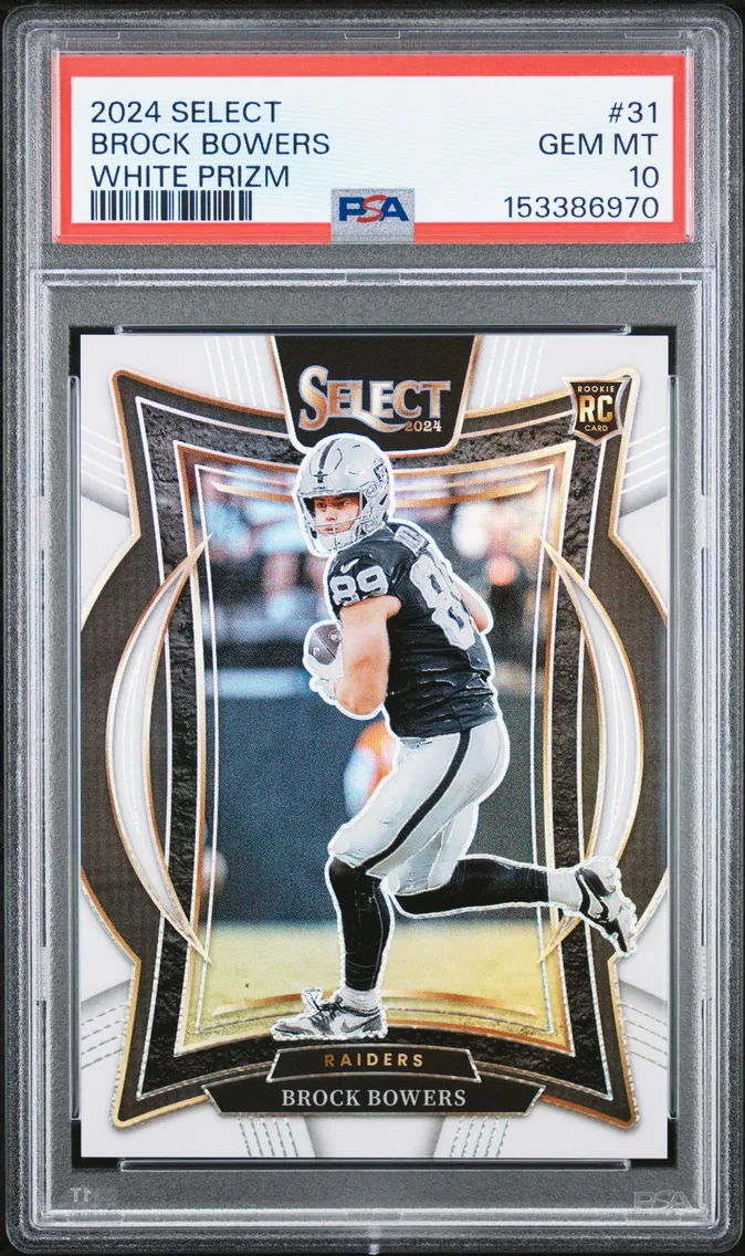 2024 #31 Brock Bowers PSA 10 Panini Select