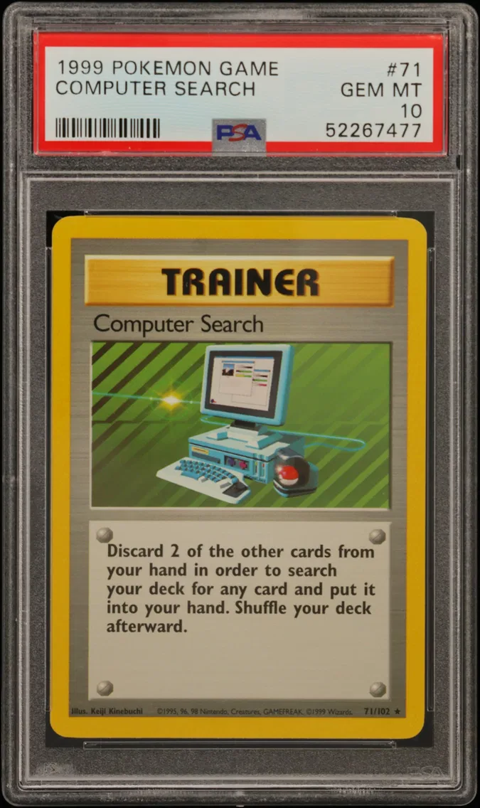 1999 #71 Computer Search PSA 10 Game