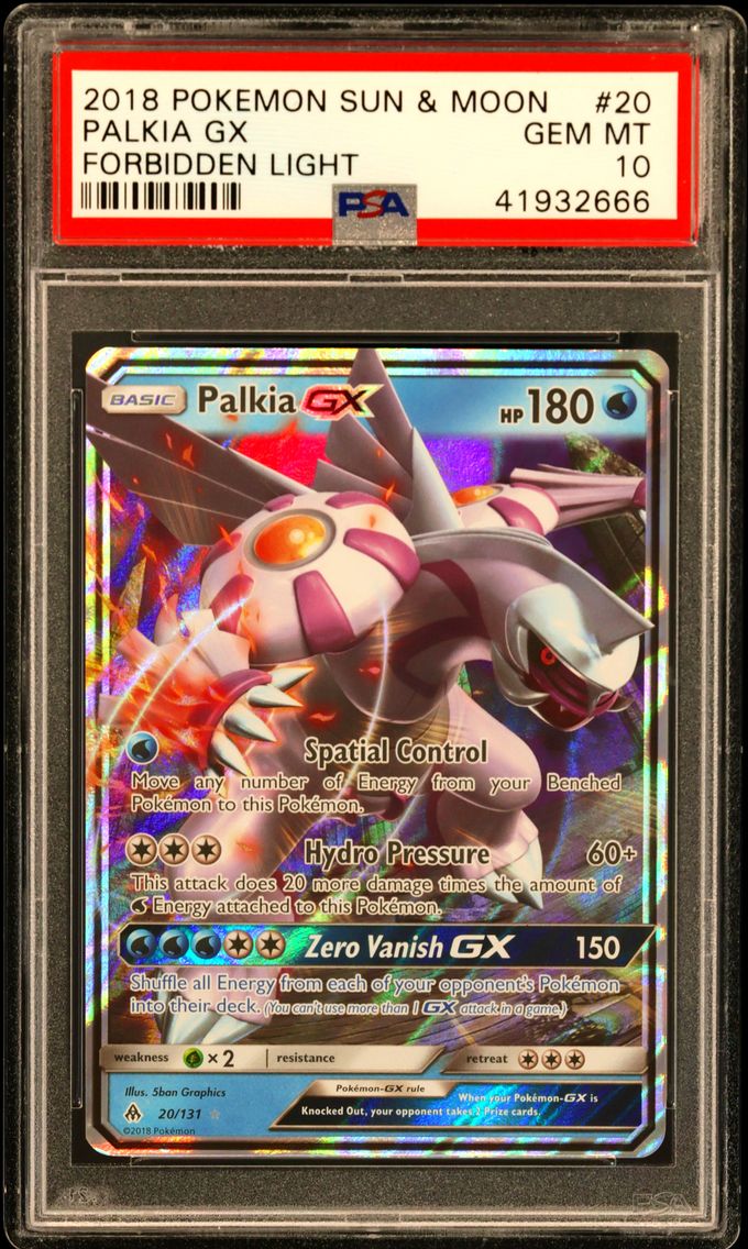 2018 #131 Full Art/Ultra Recon Squad PSA 10 Sun & Moon Forbidden Light
