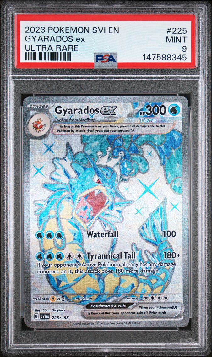 2023 #225 Gyarados EX PSA 9 Svi EN-Scarlet & Violet Pokemon
