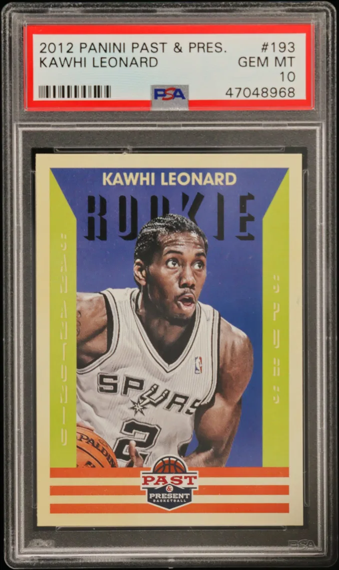 2012 #193 Kawhi Leonard PSA 10 Panini Past & Present