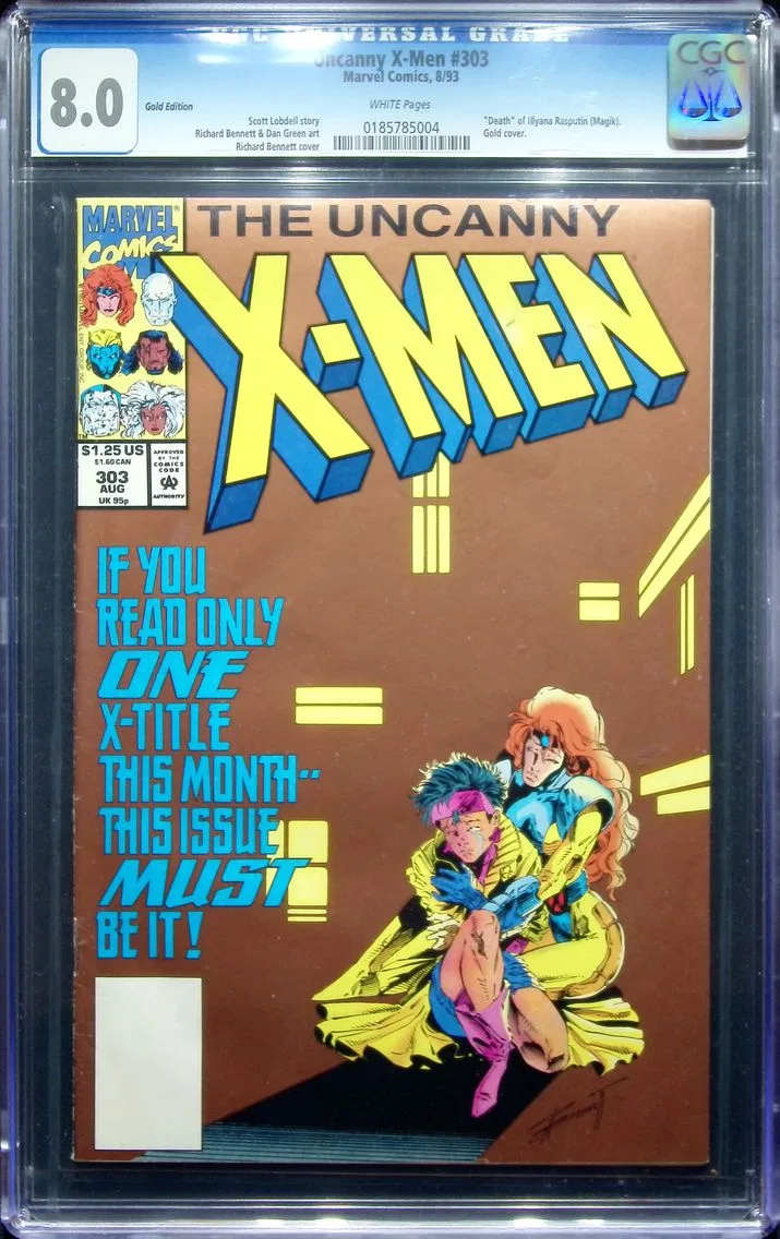 1993 Uncanny X-Men #303 CGC 8 Ma