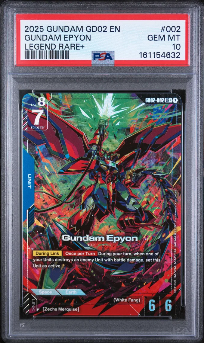 2025 #002 Gundam Epyon PSA 10 Gundam Dual Impact