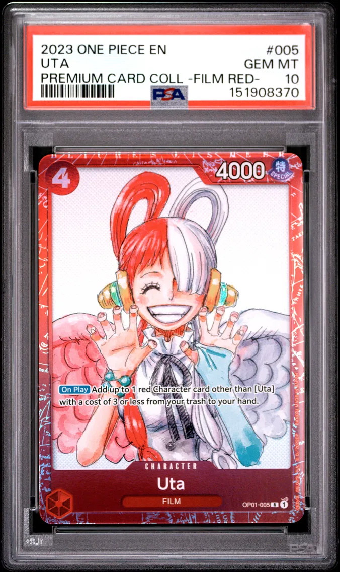2023 #005 Uta PSA 10 One Piece Premium Card Collection -One Piece Film Red-
